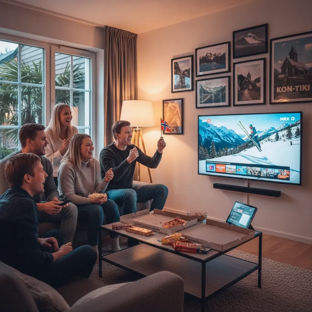 Nordmenn i utlandet som ser norske kanaler, sport og film