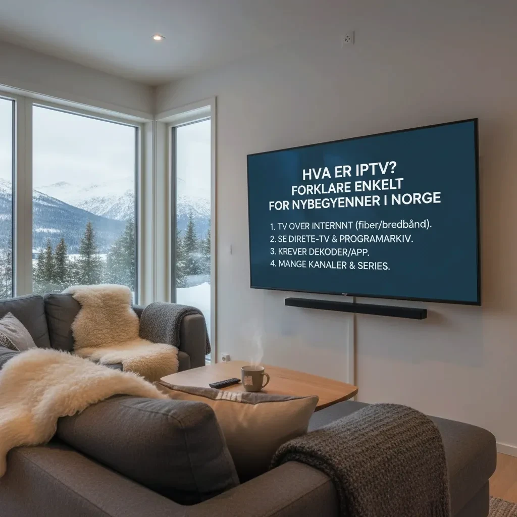 Hva er IPTV forklart enkelt for nybegynnere i Norge